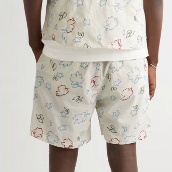 Corridor NYC linen shirt and shorts two piece set - Picture 2 of 5